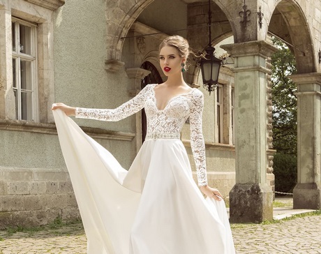 Vestidos de boda manga larga