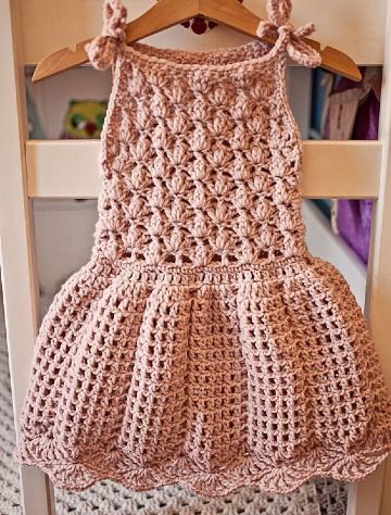 Modelos de vestidos a crochet