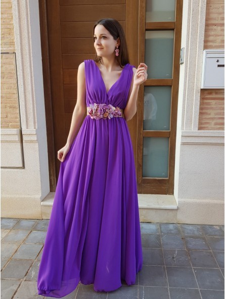 Vestido morado