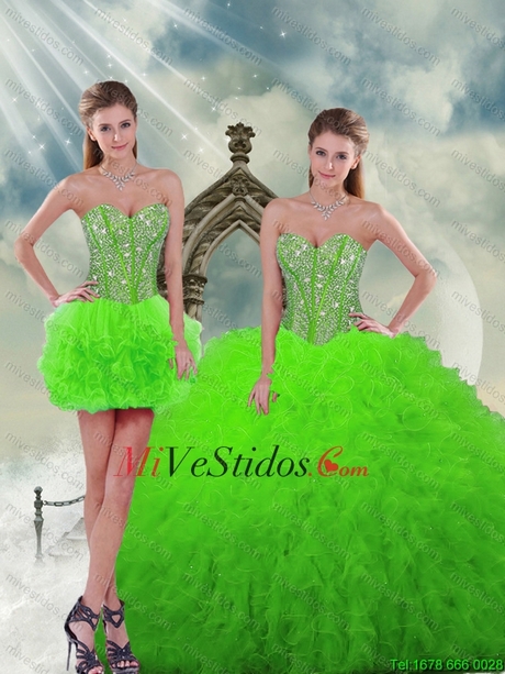 Vestidos de xv años color menta