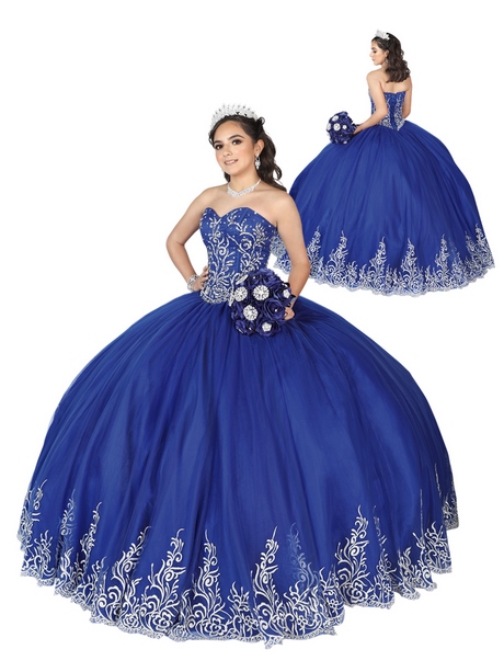 Vestidos para quinceañeras azul