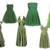 Vestidos cortos verdes