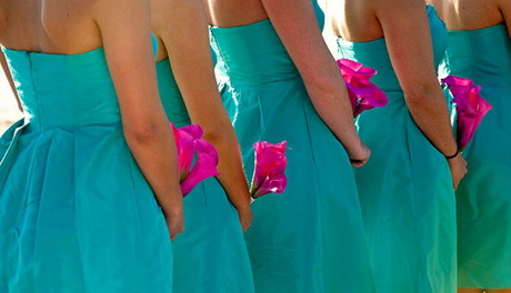 Colores de vestidos para damas de boda