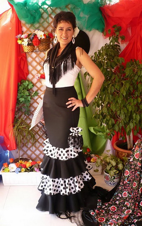 Falda flamenca barata
