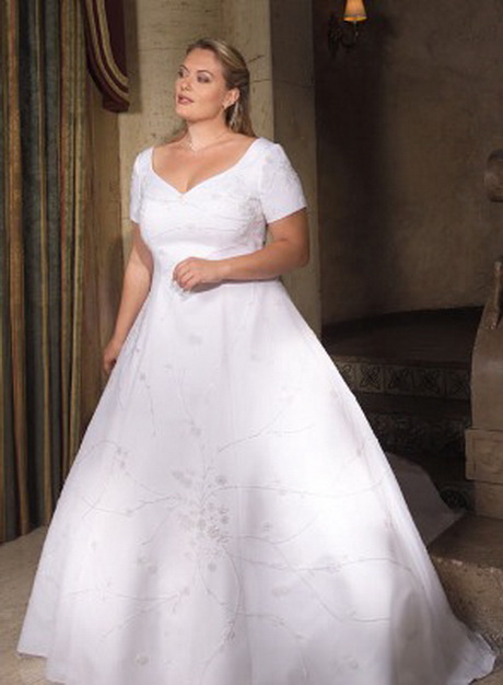 Fotos de vestido de novia para gorditas