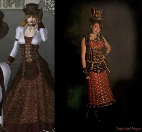 Fotos de vestidos de dama antigua