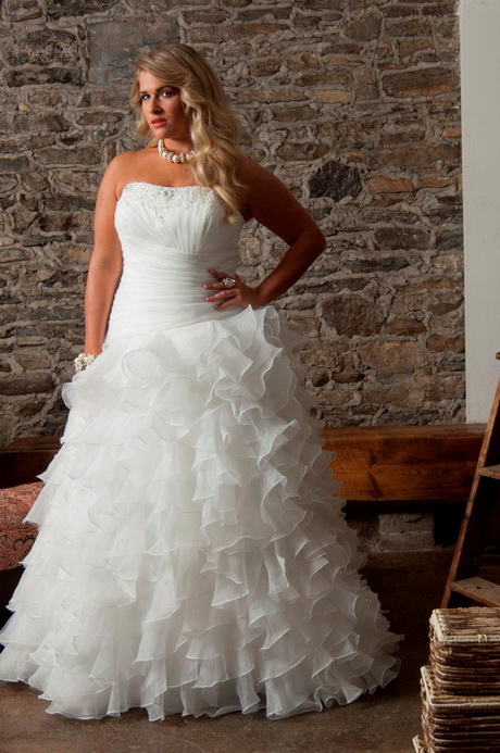 Imagenes de vestidos de novia para gorditas 2014