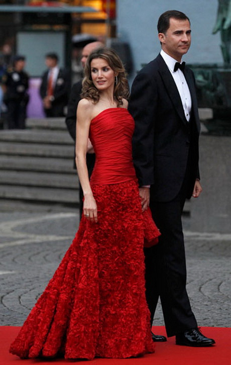 Letizia vestido rojo