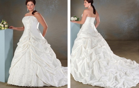 Modelos de vestidos de novia para mujeres gorditas