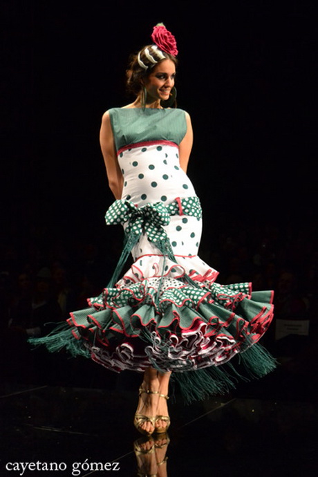 Tendencias en trajes de flamenca 2014