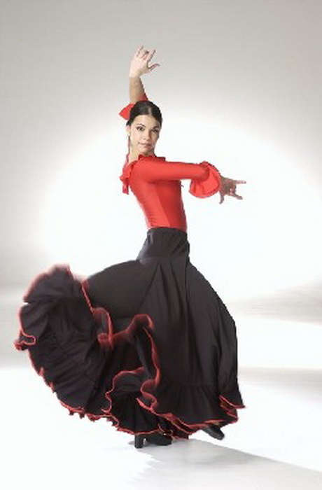 Traje de baile flamenco