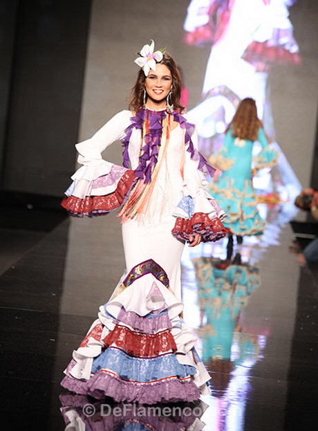 Trajes de flamenca blanco