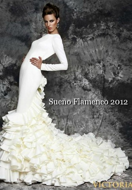 Trajes de flamenca de novia