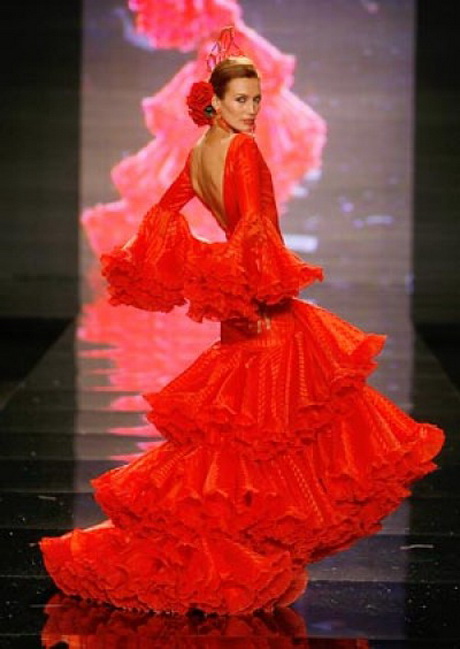 Trajes de flamenca en rojo