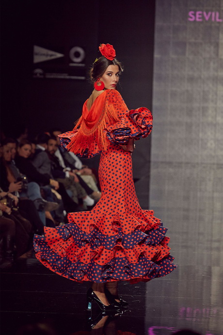 Trajes de flamenca rojo