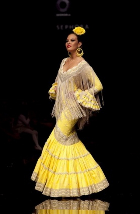 Trajes de flamencas canasteros