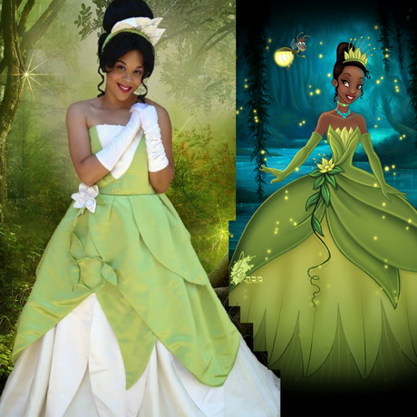 Vestido de la princesa tiana