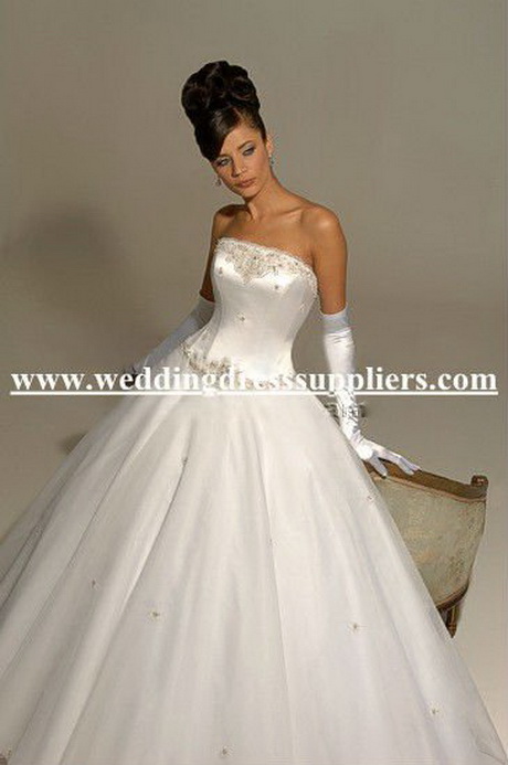 Vestido de novia con corset