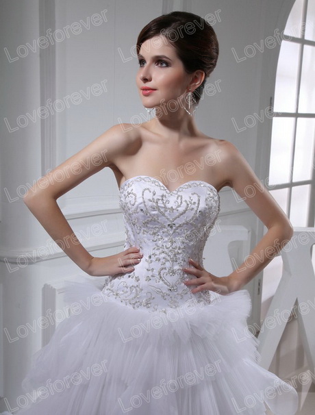 Vestido de novia con corset