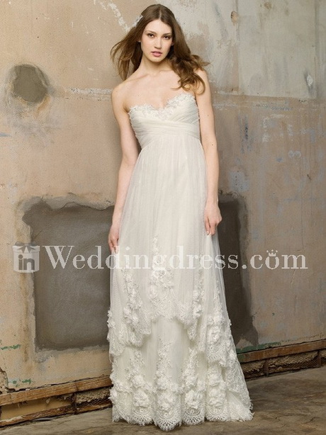 Vestido de novia en la playa