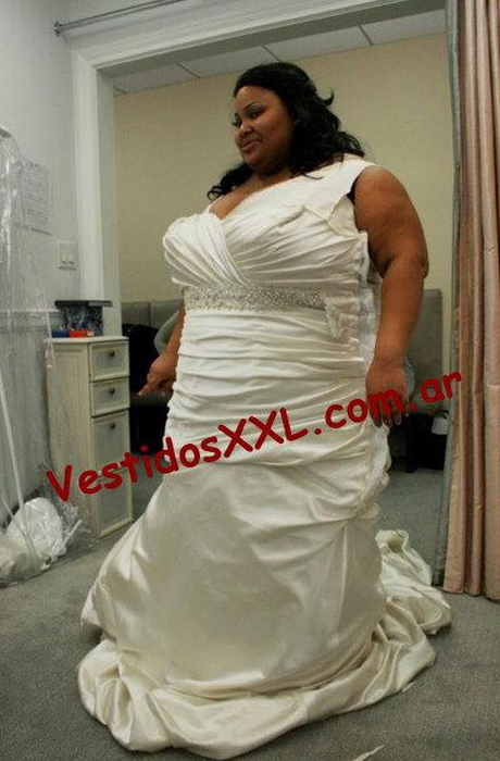 Vestido de novia para mujeres gordas