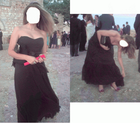 Vestido negro para boda