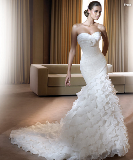 Vestido novia sirena