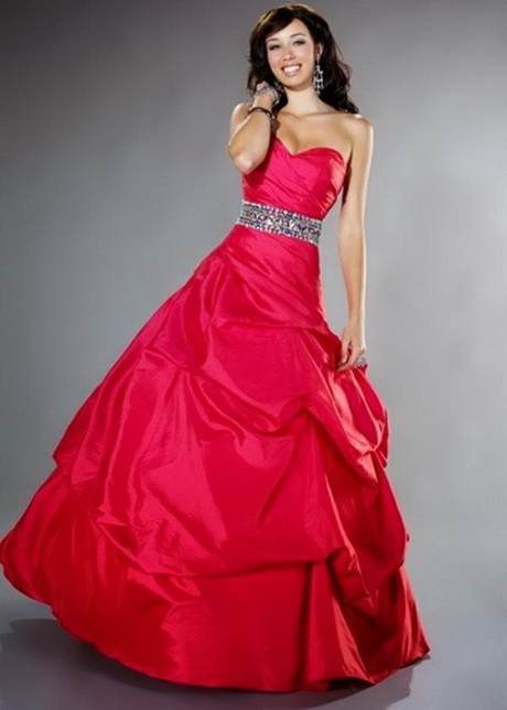 Vestido rojo de 15 años