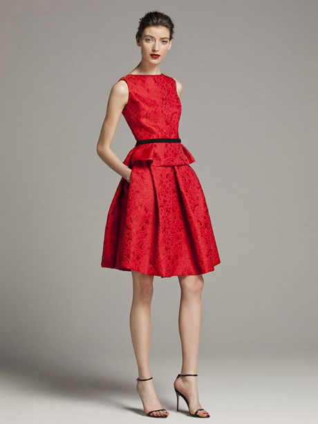 Vestido rojo de carolina herrera