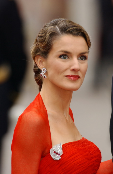 Vestido rojo de la princesa letizia