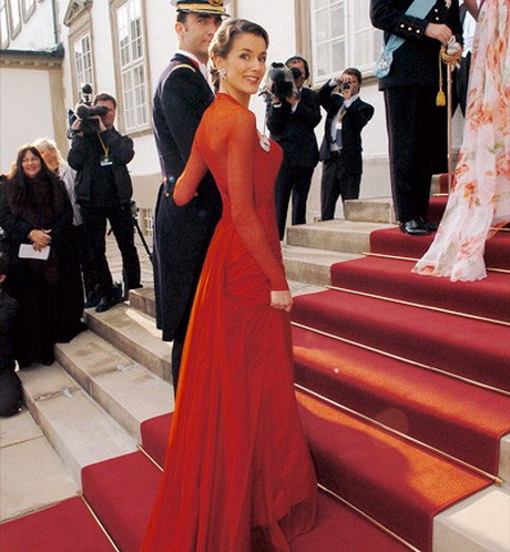 Vestido rojo letizia ortiz