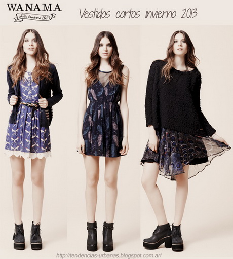 Vestidos cortos de invierno