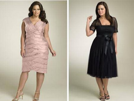 Vestidos cortos de moda para gorditas