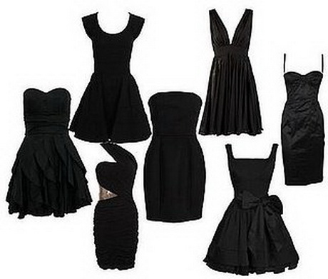 Vestidos cortos negro