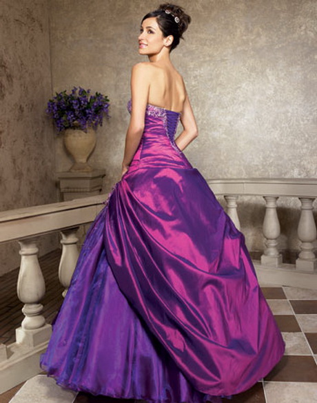 Vestidos de 15 años color morado