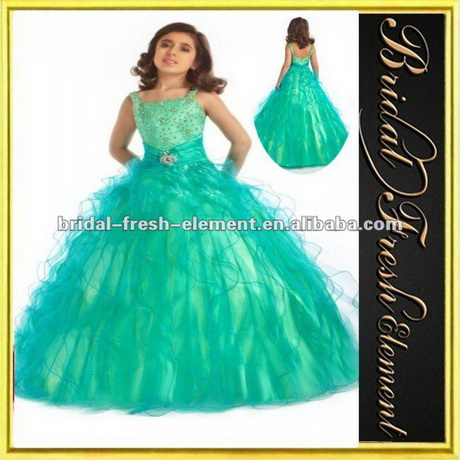 Vestidos de 15 años verde manzana