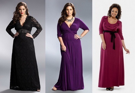 Vestidos de noche 2014 para gorditas