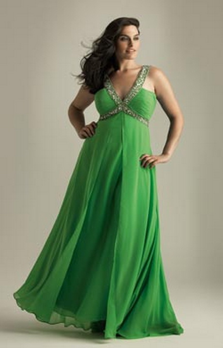 Vestidos de noche verdes