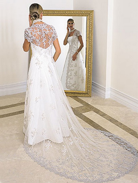 Vestidos de novia de encaje bordado