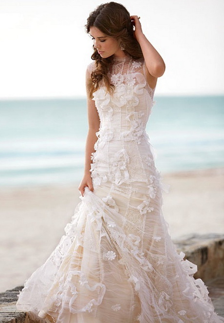 Vestidos de novia en la playa 2014