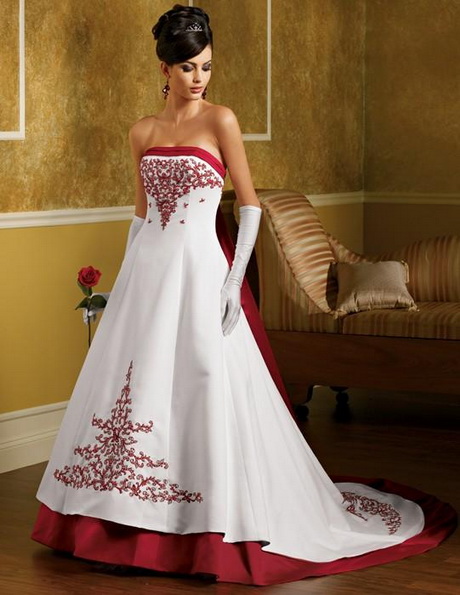 Vestidos de novia en rojo