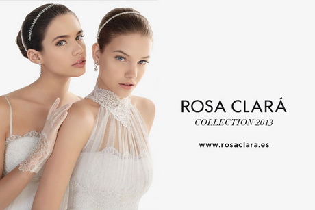 Vestidos de novia rosa clará