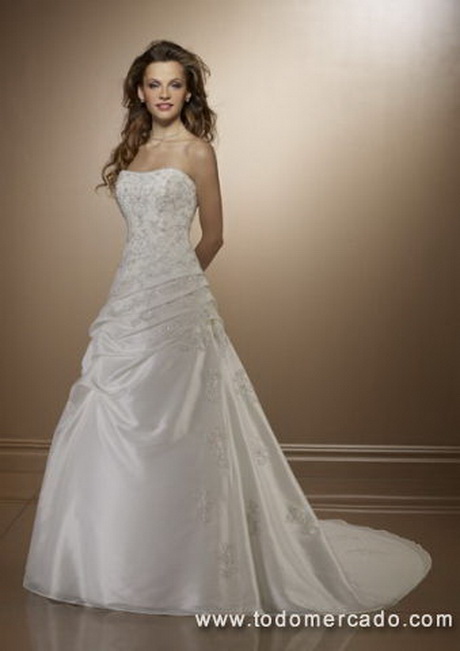 Vestidos de novia strapless