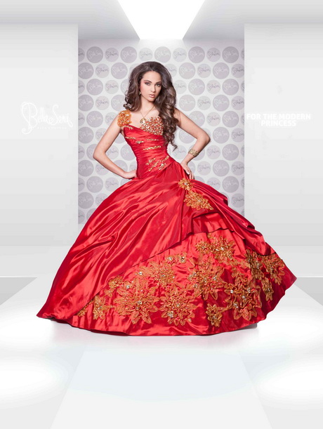 Vestidos de quinceañeras rojos