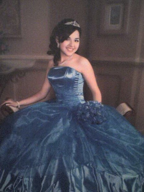 Vestidos de xv años azul turquesa