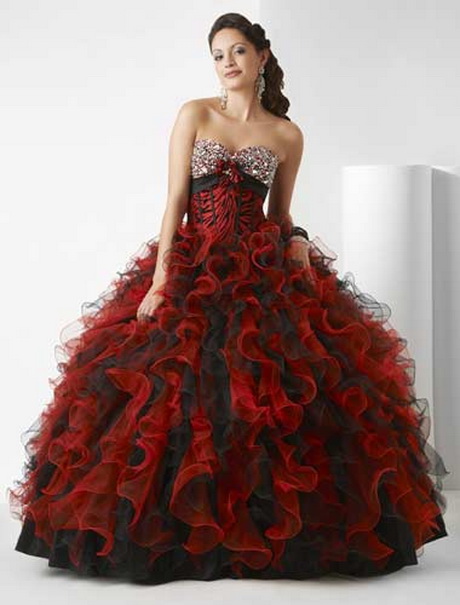 Vestidos de xv años rojos