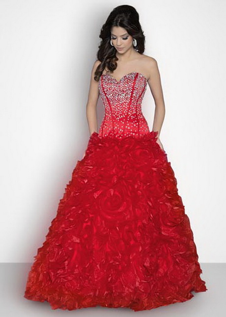 Vestidos de xv años rojos