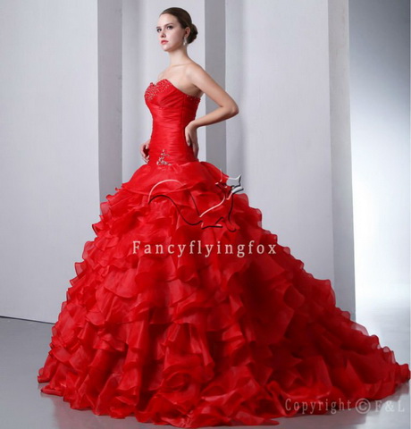 Vestidos de xv rojos