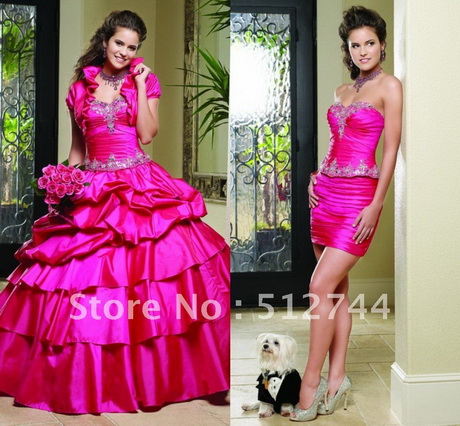 Vestidos desmontables de 15 años