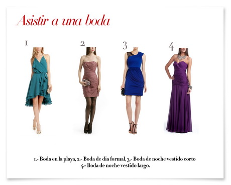 Vestidos formales para boda